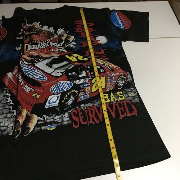 Jeff Gordon Nascar Jurassic Park All Over Print T-Shirt XL - Picture 5 of 5
